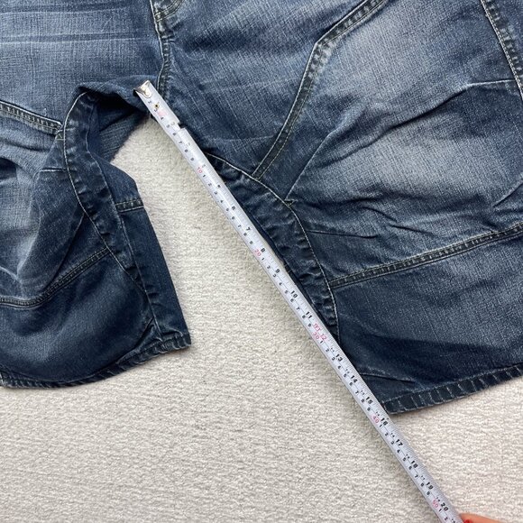 Y2K Jack And Jones Men’s Jeans Utility Denim Shorts Workwear Skater Baggy Read - Picture 7 of 12